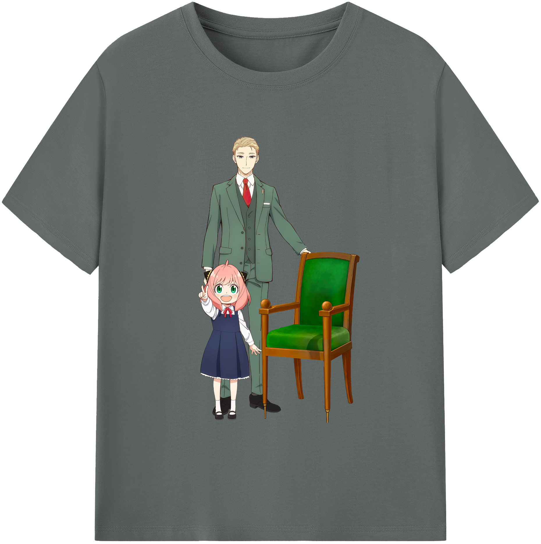 （画像用） SPY×FAMILY间谍家家酒 綿100％ メンズ半袖Tシャツ｜肌触りやわらか＆通気性